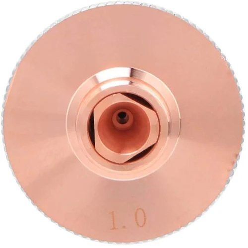 1mm Double Layer Laser Nozzle for Fiber Laser Cutting Machine, 32mm Copper Cutting Nozzle